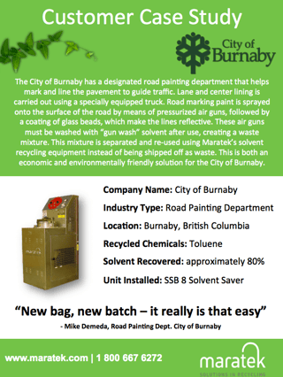 Solvent Recycling Equipment Case Study Solvent Recycling Equipment Case Study