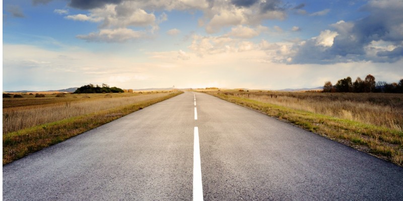 Minnesota asphalt road