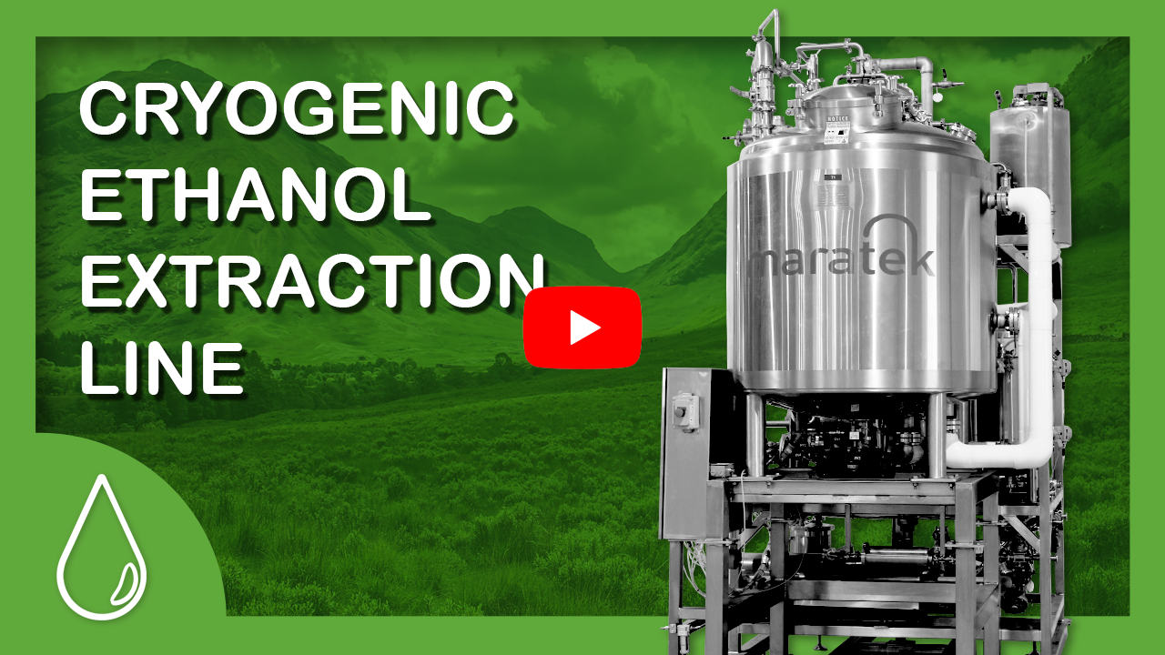 Cryogenic Ethanol Extraction Line Youtube Thumbnail with Icon